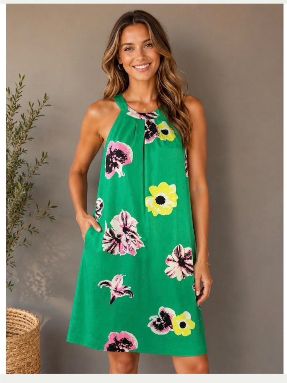 J. Crew Emerald Green Dress